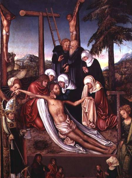 The Lamentation Over the Dead Christ (panel) from Lucas Cranach the Elder