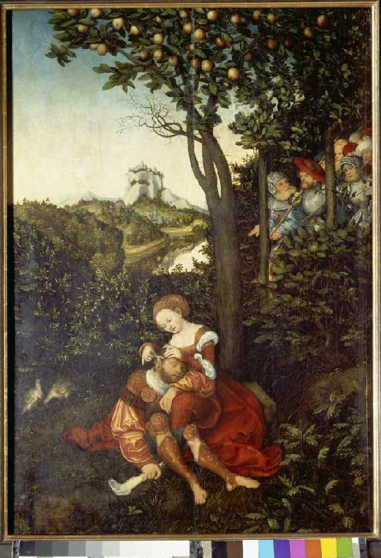 Samson and Dalila. from Lucas Cranach the Elder