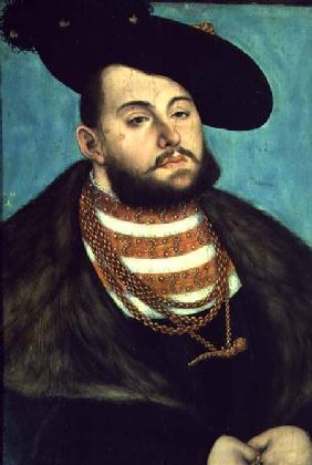 Portrait of John Frederick the Magnanimous (1503-54) Elector of Ernestine of Saxony