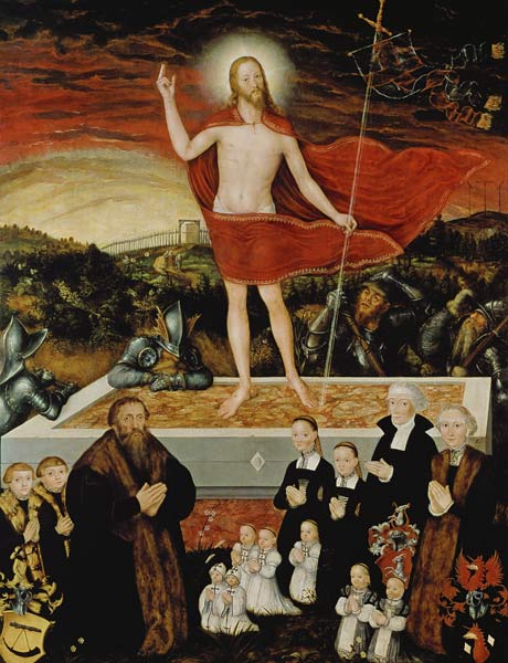 Allegory of the release from Lucas Cranach d. J.