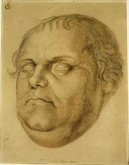 Posthumous Portrait, Martin Luther from Lucas Fortenagl