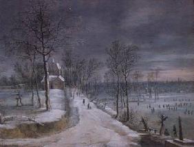 Winter Landscape (panel)