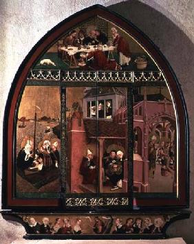 The Tiefenbronn Altarpiece (closed) 1432 (tempera & oil on parchment & panel)