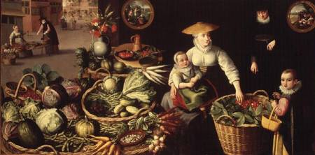 Vegetable Market from Lucas van Valckenborch