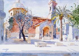 Provencal Church, 1993 (w/c on paper) 