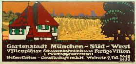 Garden City Munich-South-West / Villa Places / Tram Line 16/18 / Finished Villas (Holzapfelkreuth) /