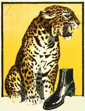 Poster for shoe advertising