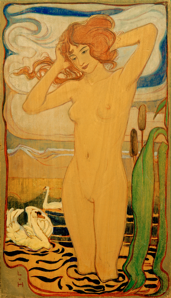 Bathing girl from Ludwig von Hofmann