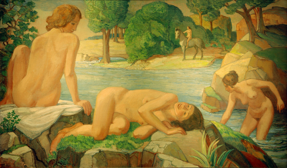 Sommer (Frauen am Teich) from Ludwig von Hofmann