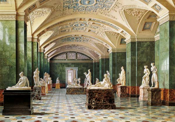 The First Room of Modern Sculpture, New Hermitage from Luigi Premazzi