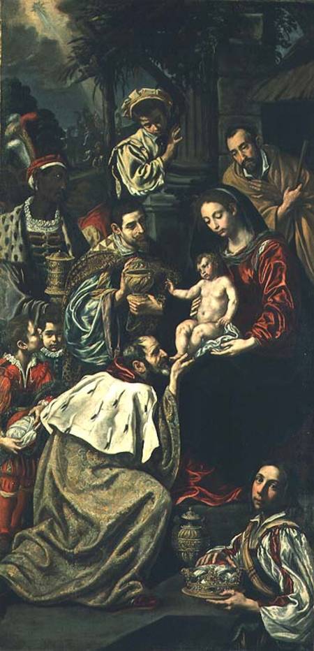 The Adoration of the Magi from Luis Tristan de Escamilla