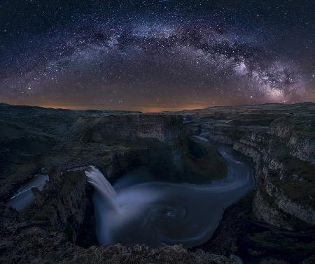 Starry Night Over Palouse Falls