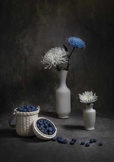 Still Life with Blueberries