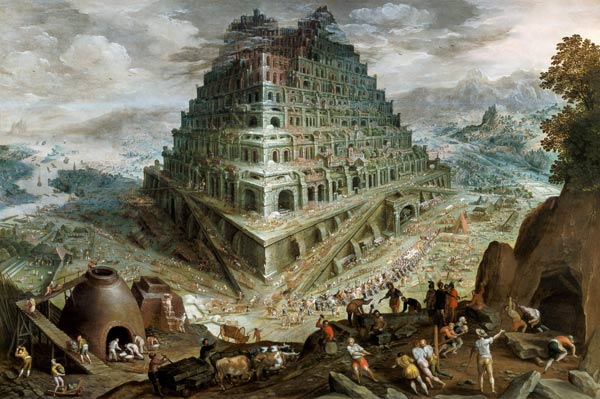 The Building of the Tower of Babel from Maerten van Valckenborch