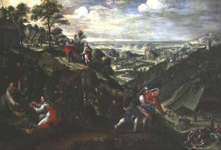 Parable of the Labourers in the Vineyard from Maerten van Valckenborch