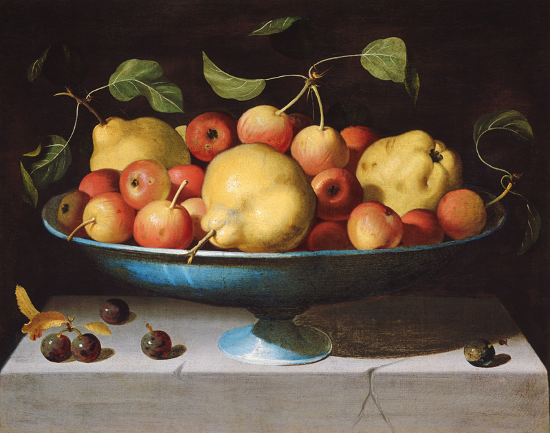 Fruit bowl with apples and pears from Maestro della Fruttiera