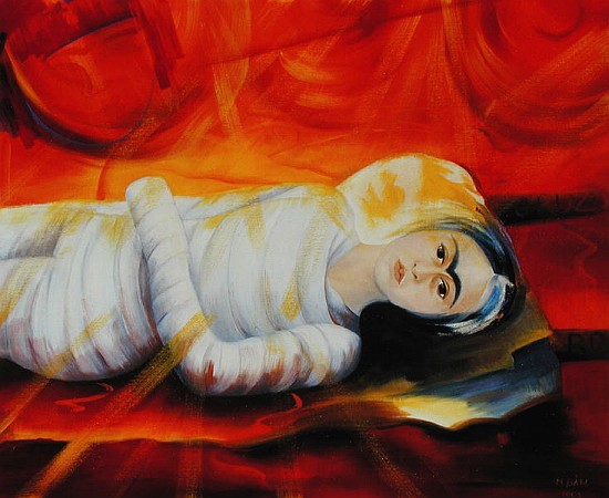 Chrysalis, 2003 (oil on canvas)  from Magdolna  Ban