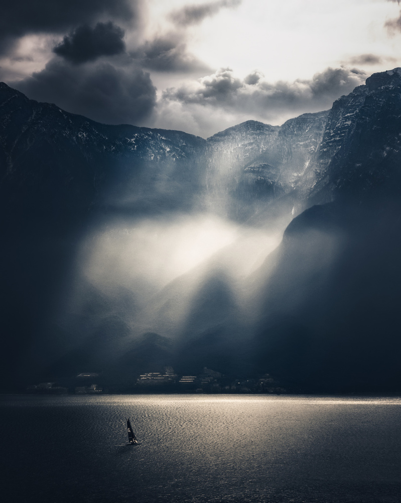 Light Rays over Lake Garda from Majid Behzad