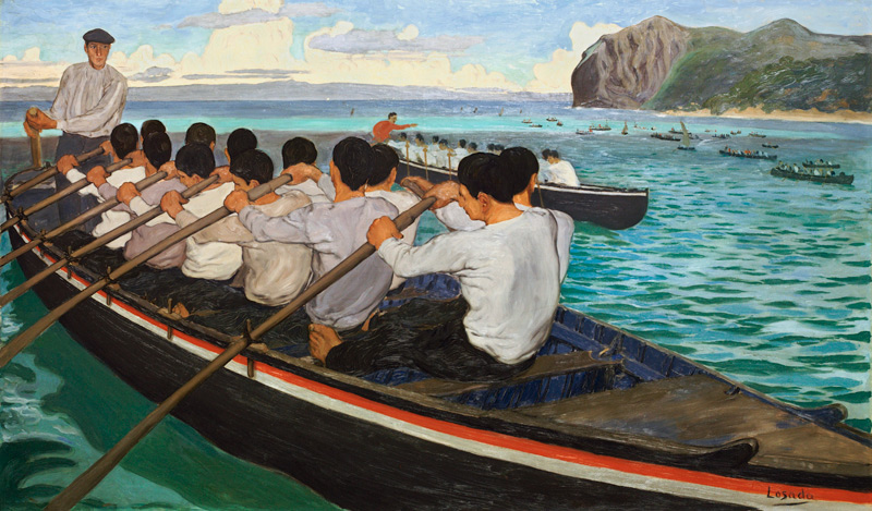 The oarsmen from Manuel Losada