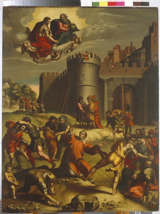 The Martyrdom of Saint Stephen from Marcello Venusti