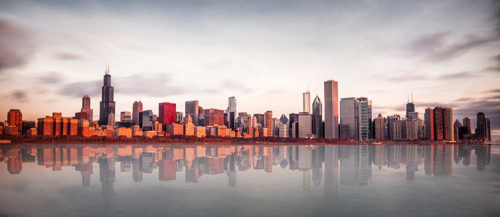 Sunrise at Chicago from Marcin Kopczynski