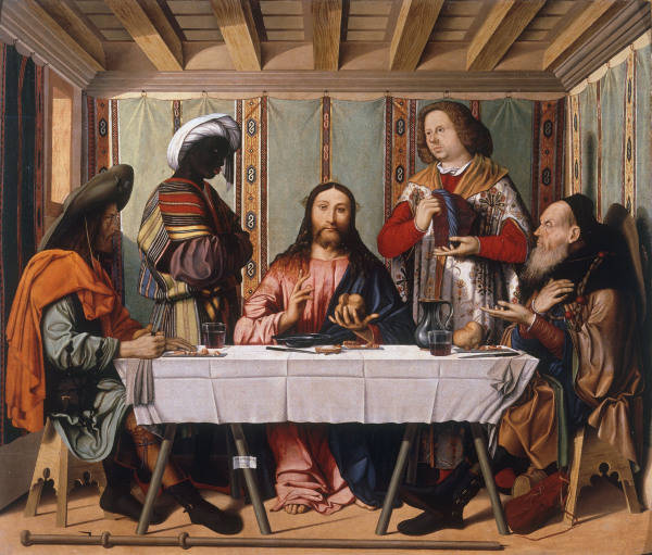 M.Marziale, Christ in Emmaus from Marco Marziale