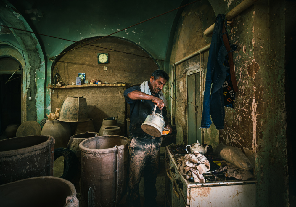 A tea in with the potter from Marco Tagliarino