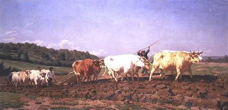 Ploughing in the Nivernais from Maria-Rosa Bonheur