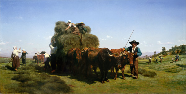 Haymaking, Auvergne from Maria-Rosa Bonheur