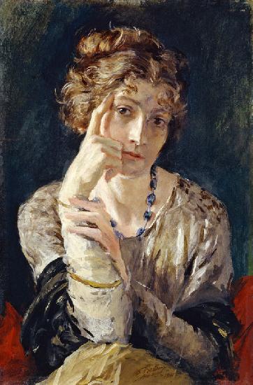 Portrait of Henriette, the artists wife