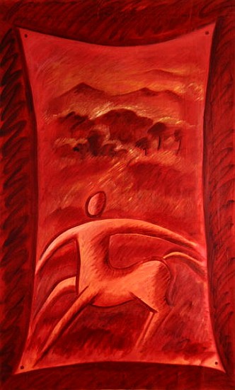Centaure, 1995 (oil on canvas)  from Marie  Hugo