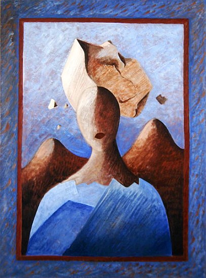 Ourao Poulis, 1994 (oil on paper)  from Marie  Hugo