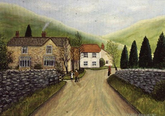 A Country Lane with Stone Walls, 1987  from Mark  Baring