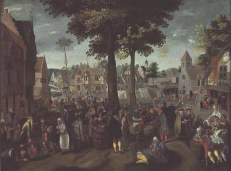 The Flemish Fair from Marten van Cleve
