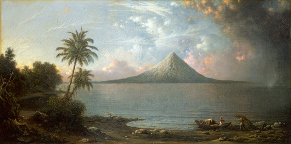 The volcano Omotepe in Nicaragua from Martin Johnson Heade