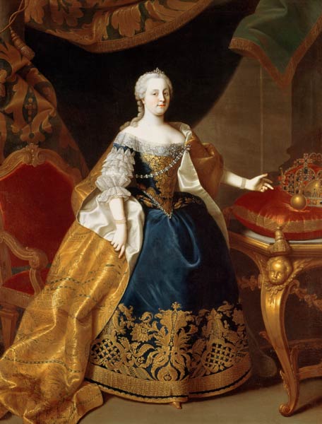 Portrait of the Empress Maria Theresa of Austria (1717-80) from Martin Mytens
