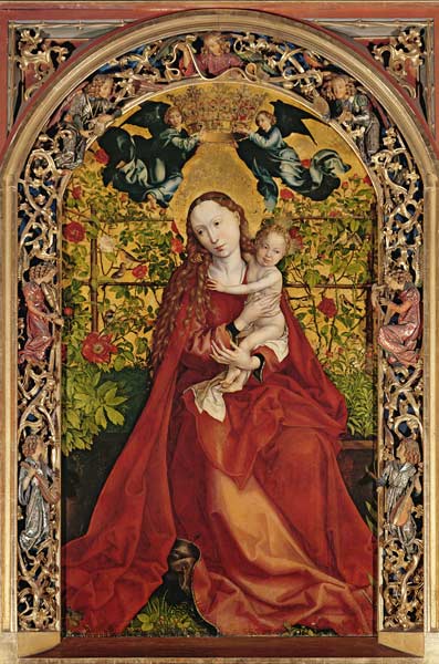 Madonna of the Rose Bower from Martin Schongauer