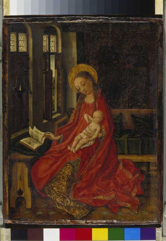 Maria with child in this slowly. from Martin Schongauer