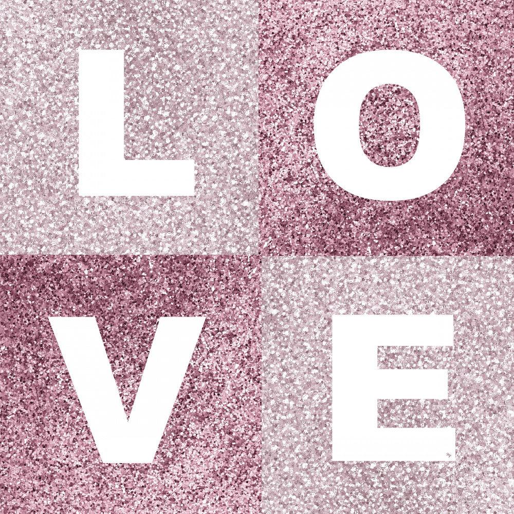 Pink Glitter Love from Martina
