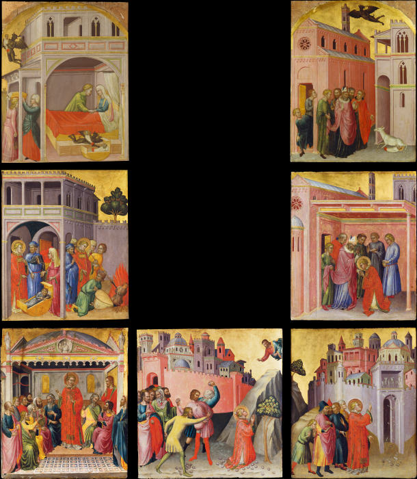 Seven Scenes from the Legend of St. Stephen from Martino di Bartolomeo