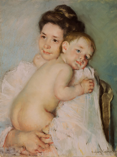 Young mother from Mary Cassatt