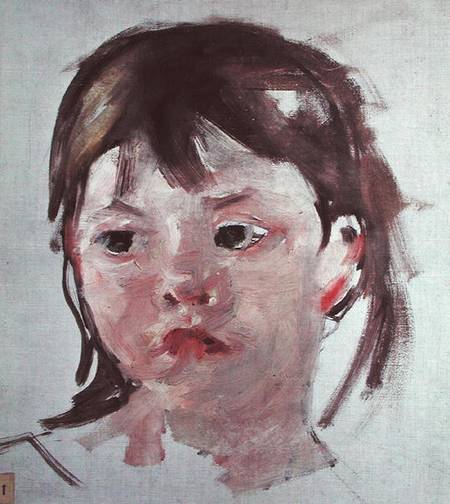 Head of a Young Girl from Mary Cassatt