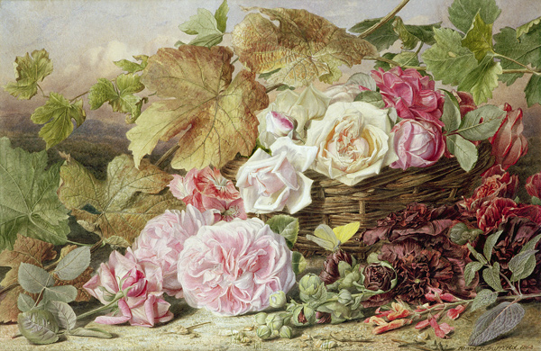 Peonies, Roses and Hollyhocks from Mary Elizabeth Duffield