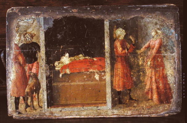 Life of St. Julian, predella fragment (tempera on panel) from Masaccio