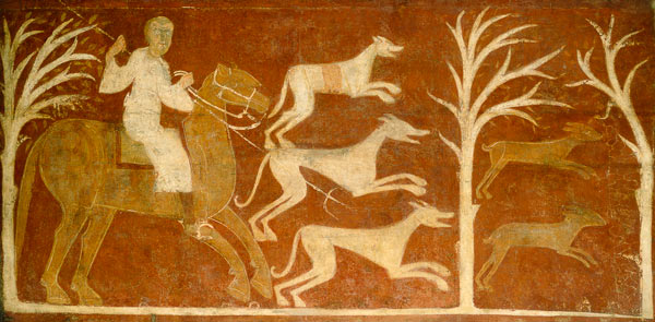A Huntsman (fresco transferred to canvas) from Master of Berlanga