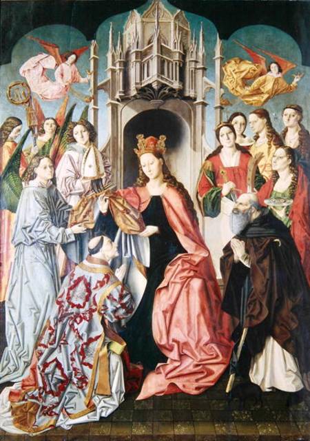 Presentation of the Chasuble to St. Ildefonso from Master of San Ildefonso