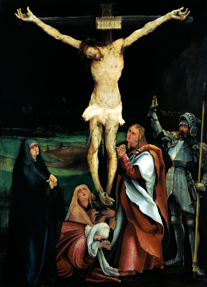 Crucifixion Christi from Mathias (Mathis Gothart) Grünewald