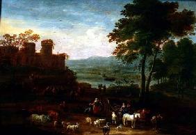 Landscape with Travellers in the Foreground