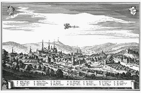 Pforzheim um 1650