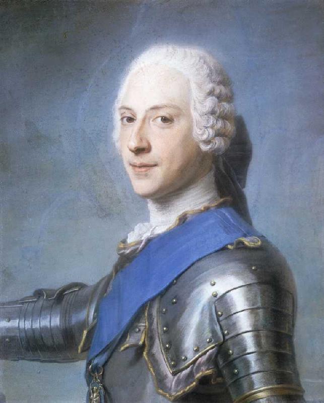 Portrait von Prinz Charles Edward Stuart. from Maurice Quentin de La Tour